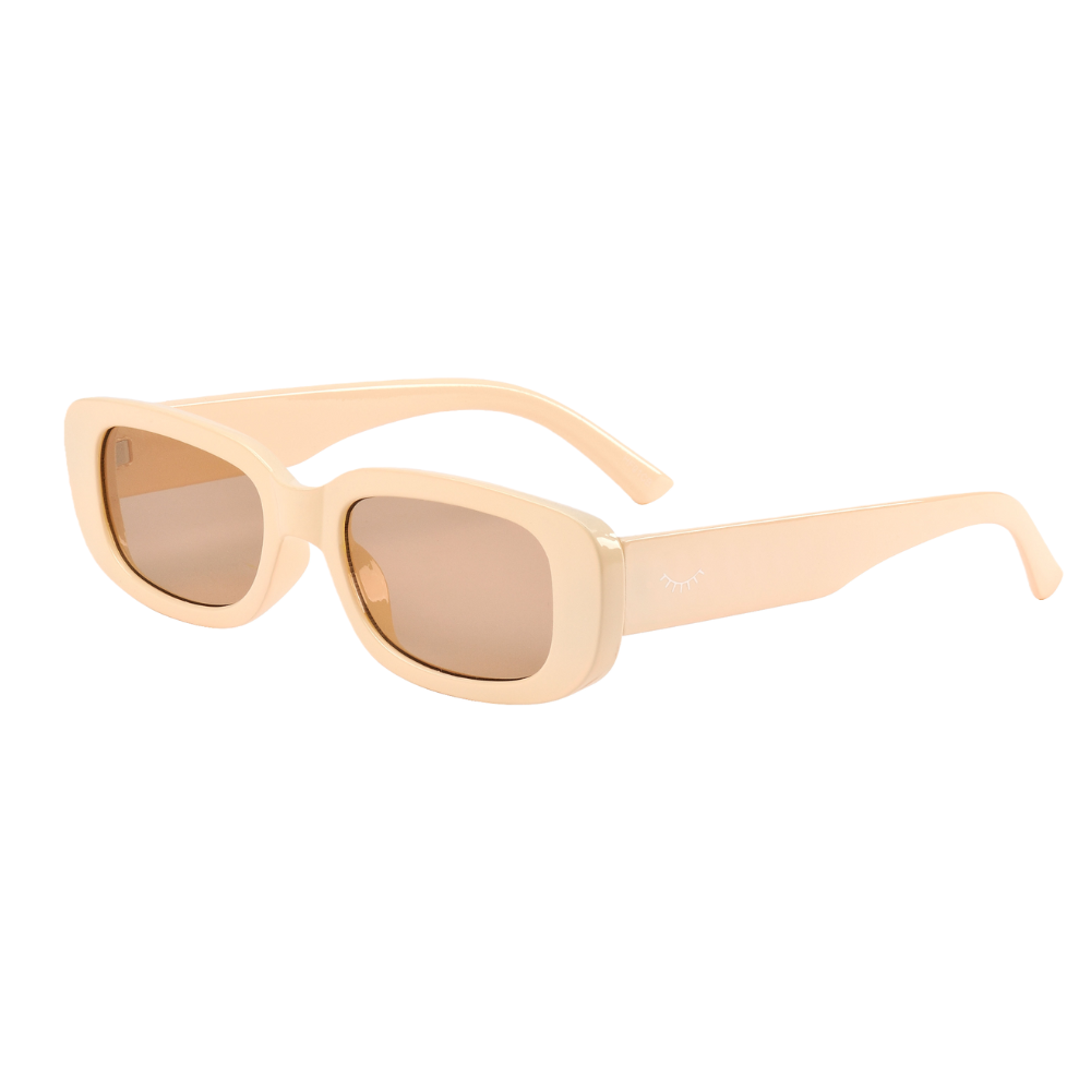 teenage girls sunglasses in cream